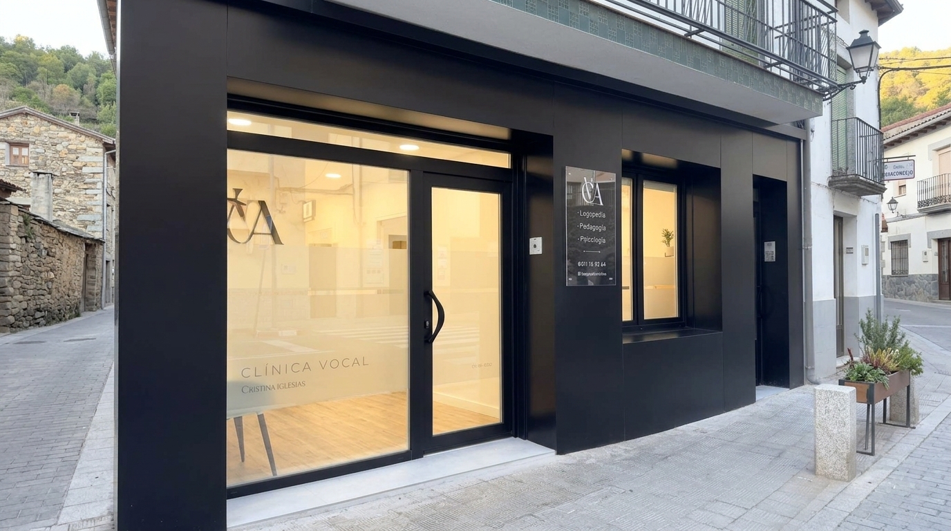 Fachada de Clínica Vocal en Navaconcejo