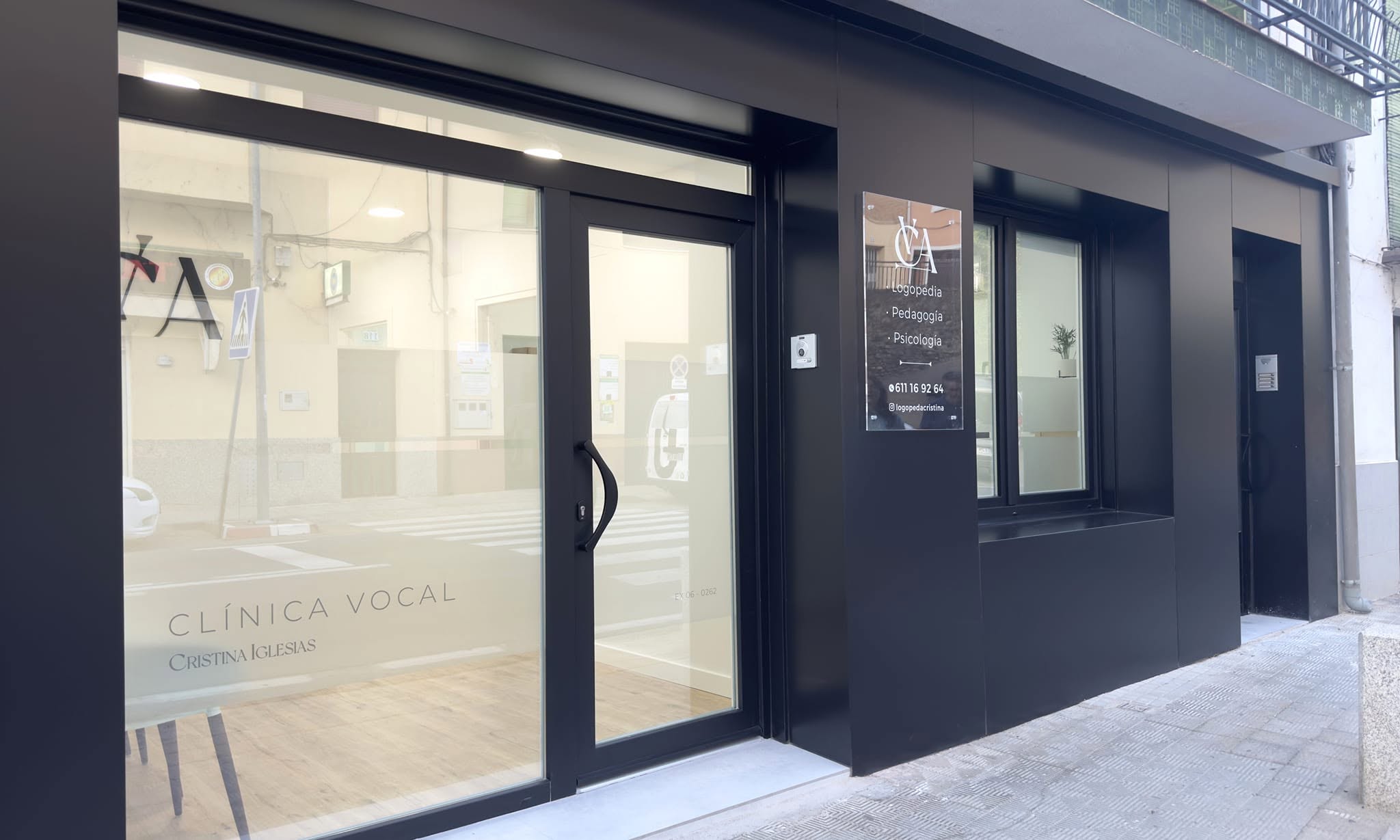 Fachada de Clínica Vocal en Plasencia